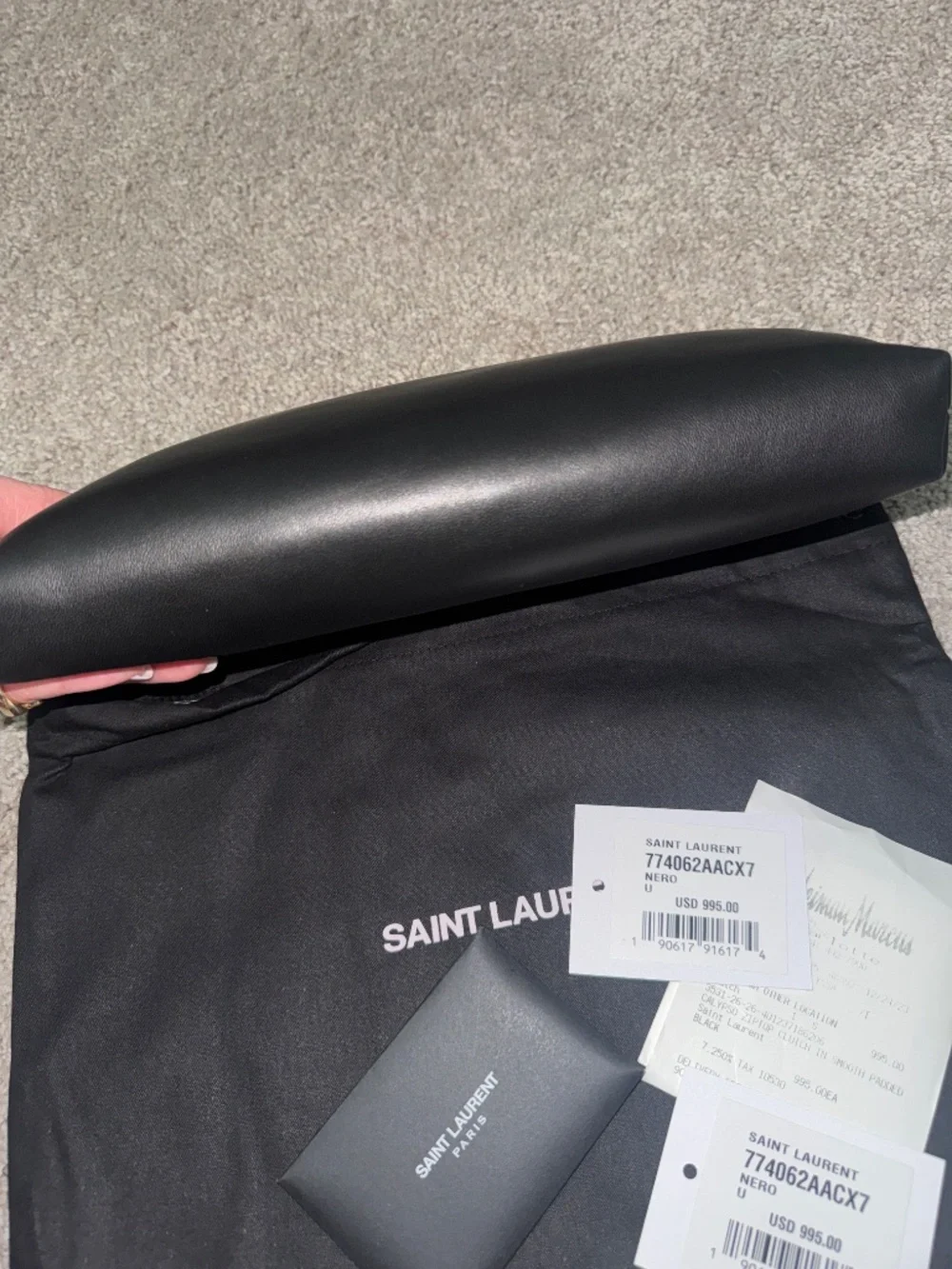 YSL Calypso ziptop clutch - Picture 4 of 4